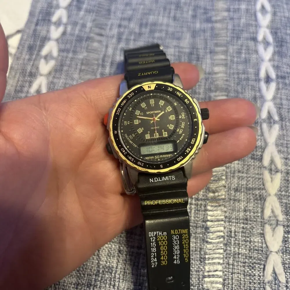 N.D.Limits Professional Water Resistant Men’s Diving Watch